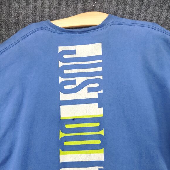 Vintage Nike Just Do It Graphic Swoosh Distressed T Shirt Double Sided Size XXL - Picture 10 of 14